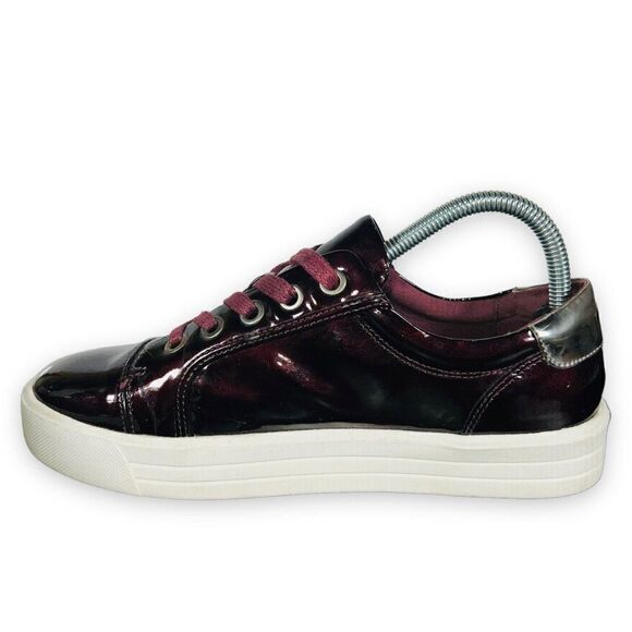 Limelight Maroon and White Sneakers - Picture 6 of 12